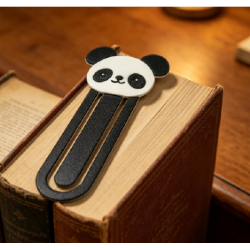 3pcs Cute Panda Bookmark Set, Healing Reading Accessories, Lovely Cartoon Design, High-Value and Affordable Small Gifts for Classmates and Teachers, Stylish Stationery& Perfect Reading Markers